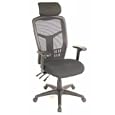 Deals List: Global Industrial Multifunction Web Mesh Highback Office Chair - 3.5" Comfort Cushion, Separate Back/Seat Angle & Height Adjust, Arm Rests with Headrest