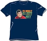 Star Trek Scotty ALL SHE'S GOT Classic Adult Navy Blue T-shirt