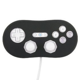 Bargaincell- Permium Protective Black Silicon/silicone Skin Cover Case For Nintendo Wii Classic Contoller