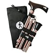 HUGO Folding Cane, Bronze