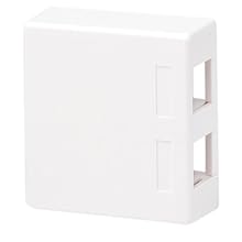 Leviton R02-41089-02W 2-Port Surface Mount Housing, White