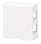 Leviton R02-41089-02W 2-Port Surface Mount Housing, White