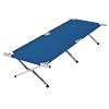 XXL Campingbett Feldbett 210 cm x 72 cm x 45 cm in Blau