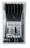 Faber Castell PITT Artist Brush Pen Set- Shades of Grey