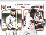2010 Topps Legendary Lineage #LL5 Ty Cobb / Curtis Granderson - Detroit Tigers / Detroit Tigers (Baseball Cards)