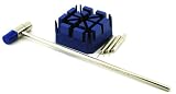 Watch Band Link Remover Tool Kit (Hammer, Watch Holder, and 3 Pins)