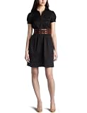 Suzi Chin Women's Belted Cotton Shirt Dress