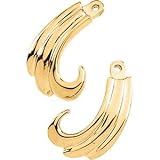 14K White Gold Earring Jacket