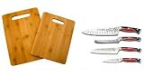 Guy+Fieri+4+Piece+Knife+Set+%26+2+Bamboo+Cutting+Boards