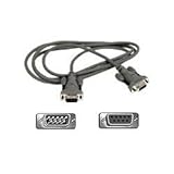 Belkin Serial Extension Cable with Thumbscrews (6 Feet, DB9M to DB9F)