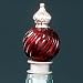 VENETIAN BOTTLE STOPPER - VENETIAN RUBY BOTTLE STOPPER