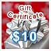 Gift Certificate $10 @ VitaSprings.com