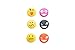 Serve Up Tennis Vibration Dampeners Smileys, 6 Piece