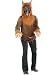 Brown Werewolf Mens Wolf Costume & Mask Large (36-38)