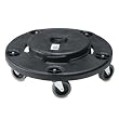 Dolly for Round Brute Trash Container, 250 Pound Load Capacity, Black RUB264000BK