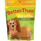 Better Than Ears Cheese & Bacon Flavor Premium Dog Treats 7.78-oz resealable pouch 9-count