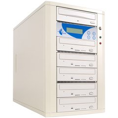 Bestduplicator 1 to 5 Target DVD Cd Duplicator with Pioneer Dvdrw Burners Athena Duplication Controller, Standalone Copier Dvd Recorder Black or Beige color choice