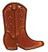 Plastic Cowboy Boot 12 Bowl