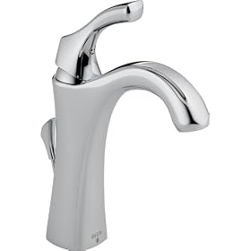 Delta 592-DST Chrome Addison Addison Single Handle Lavatory Faucet with Metal Pop-up 592-DST