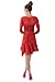 Colorfulworldstore Women Salsa Tango Ballroom Latin Dance Dress Three-Quarter Dress