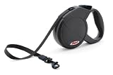 Flexi Medium Retractable 16-Foot Classic All Belt 2 Leash, Black