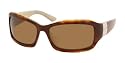POLO RALPH LAUREN 5004 535/73 BROWN/HORN BROWN PLASTIC SUNGLASSES.