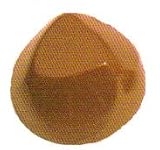 Chocolate Mold: Triangle Dome 35 mm dia. x 20 mm deep. 24 cavities