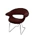 Walker Edison Furniture CH38BR-Ultra Soft Studio Chair Brown -Set of 2