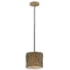 Uttermost 21837 Knotted Rattan -Light Mini Hanging Shade, Chai Finish