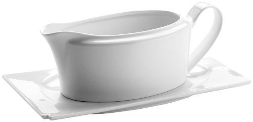 Verso 924272 Set salsiera 18,5 cm con piattino 18 x 14 cm Verso 924272 Set salsiera 18,5 cm con piattino 18 x 14 cm