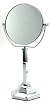 Chrome Pedestal Vanity 5X to 1X Mirror