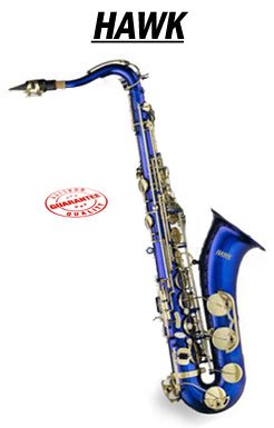 Hawk Blue Tenor Saxophone WD-S411C-BL