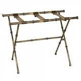 Antique Replica Luggage Rack (Aged Gold) (20H x 14W x 27D)
