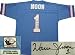 Warren Moon Autographed/Hand Signed Houston Oilers Mitchell & Ness Authentic Blue Jersey