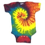 Tie Dye Baby clothes - Rainbow