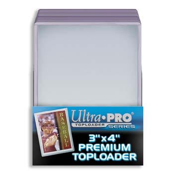 Special COMBO Deal! 4 Packs of Ultra Pro 3 x 4 Top Loads (25/Pack) and Soft Sleeves (100 Top Load Card Holders & 100 Penny Sleeves!)
