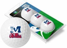 Mississippi Miss) Rebels 3 Golf Ball Sleeve Of 3)