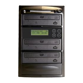 Produplicator 3 BD Burner Blu-Ray Duplicator Machine + Built-In 500GB Hard Disk Drive + USB 2.0 Connection (Standalone Audio Video Copy Tower, Disc Duplication Device)