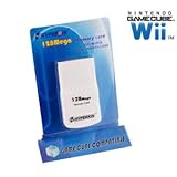 New Nintendo Wii / Gamecube Hyperkin 128 MB Memory Card Load Save Copy Dele ....