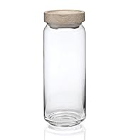 Oak & Glass Large Jar