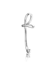 Bling Jewelry Sterling Silver Letter T Script Initial Pendant 18 inches