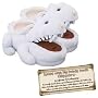 Monty Python Rabbit Plush Slippers with Big Pointy Teeth