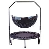 Foldable Trampoline with Stabilizing Bar