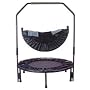Foldable Trampoline with Stabilizing Bar