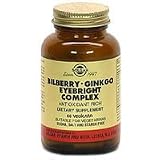 Solgar - Bilberry-Ginkgo Eyebright, 60 veggie caps