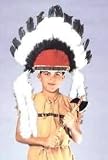 Deluxe Indian Costume Headdress (Weapon not included)