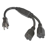 Ultra 1 to 2 SJT Power Cord Splitter