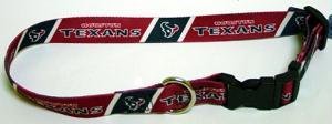 New! Small Houston Texans Dog Collar