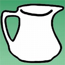 3-3 4 oz. Delco Undecorated Creamer, 36 CS, 36 CS by 