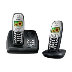 Siemens Gigaset C455 colour Duo, Schnurloses DECT-Telefon mit integriertem digitalen Anrufbeantworter und zus�tzlichem Mobilteil